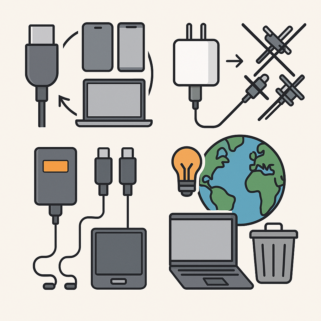 USB-C 통합관련 이미지들