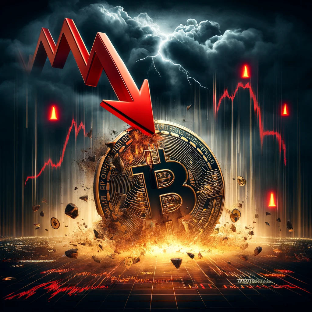 비트코인 하락이미지