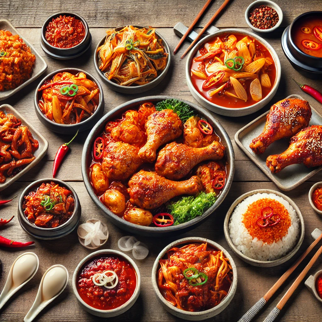 중독성이 있는 매운 음식들 사진