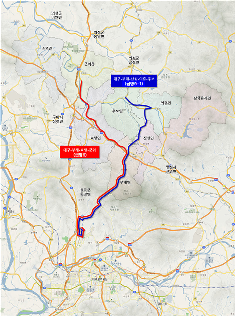 대구-군위,교통환경 대변혁 시작...군위에 200만㎡ 규모 복합휴양단지 조성