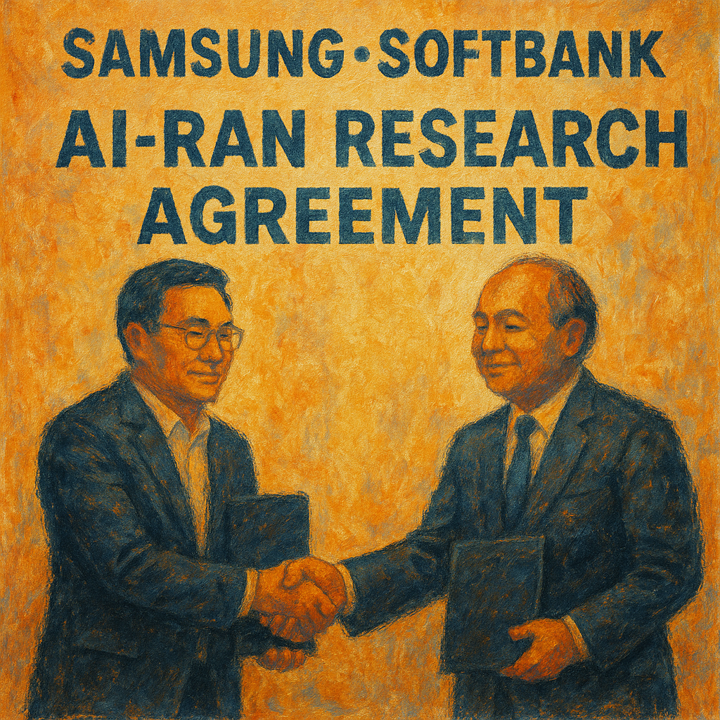 삼성전자 소프트뱅크 AI-RAN 공동 연구 협약 체결