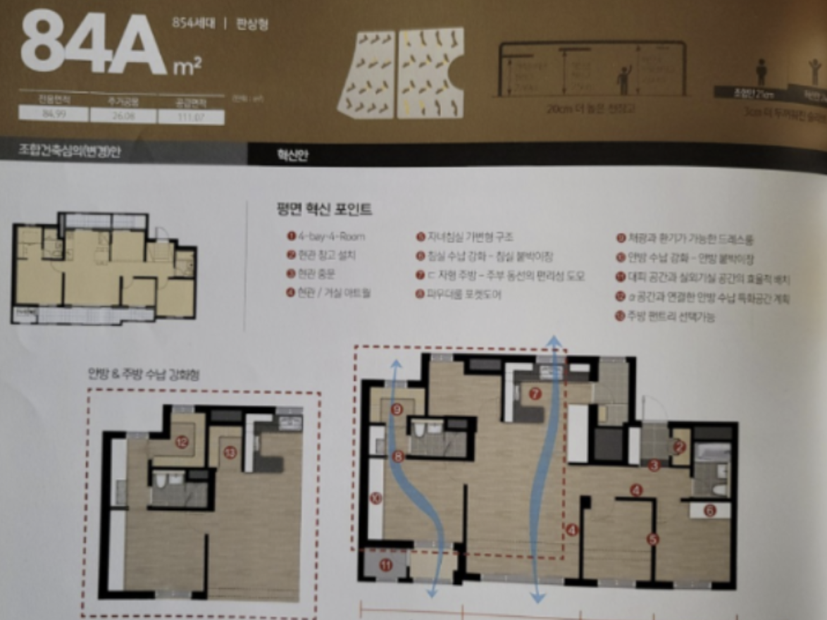 디에이치방배 34평 평면도