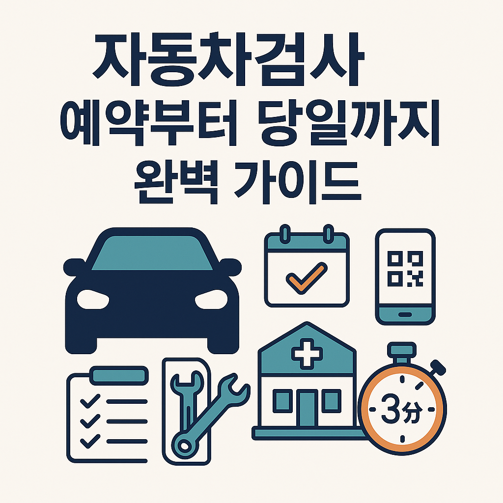 자동차검사 예약부터 당일까지 완벽 가이드