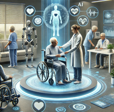 AI기반 노인 간호 시스템 관련 이미지