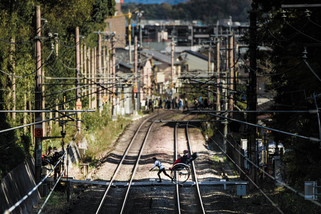 아라시야마 철길