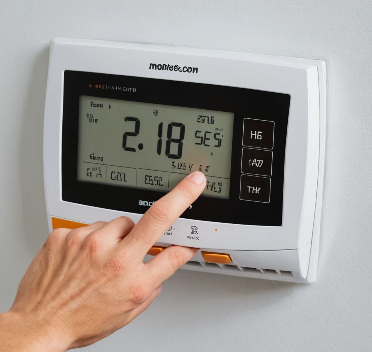 난방기기 온도 조절 및 타이머 사용