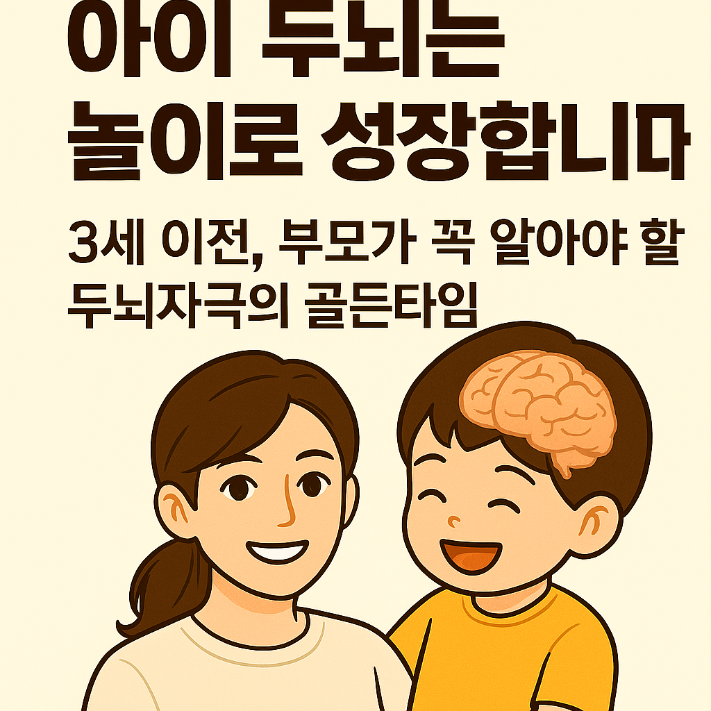 아이 두뇌는 놀이로 성장합니다 - 3세이전, 부모가 꼭 알아야 할 두뇌자극의 골든타임 관련 이미지