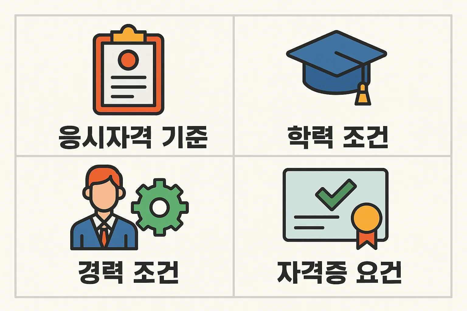 빅데이터분석기사 응시자격을 구성하는 학력 요건, 경력 조건, 자격증 요건 등 필수 기준을 시각적으로 정리한 2025년 최신 인포그래픽