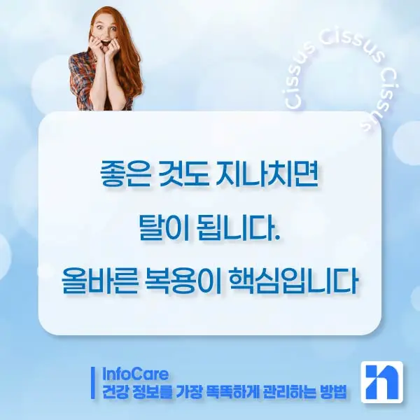 시서스 효능, 다이어트, 복용법