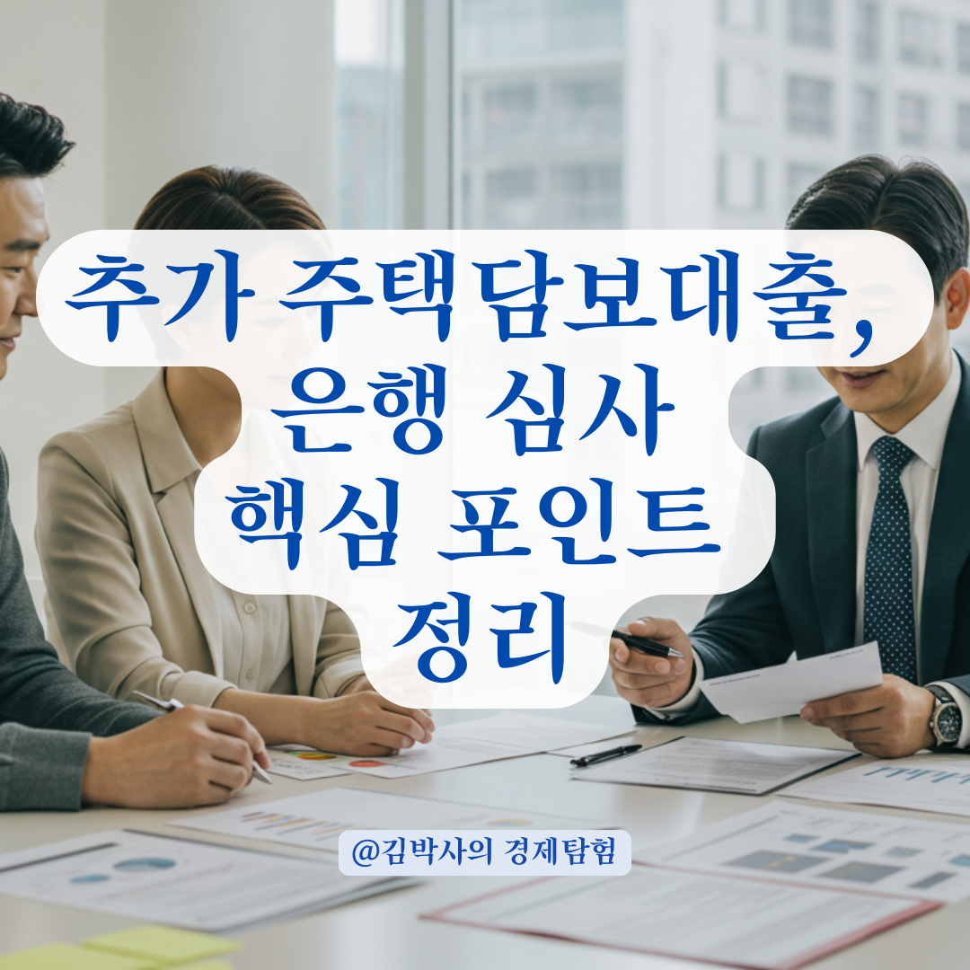 주택담보로 추가 대출 가능할까? 은행이 따지는 핵심 포인트는 이것입니다.