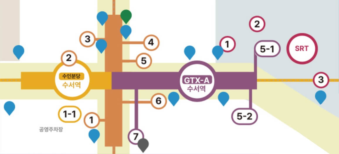 수서역 출구 정보