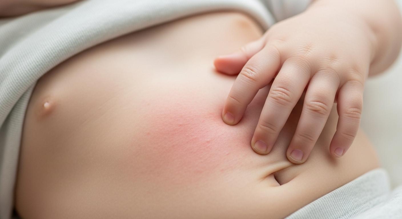 아기 피부 두드러기 가려움