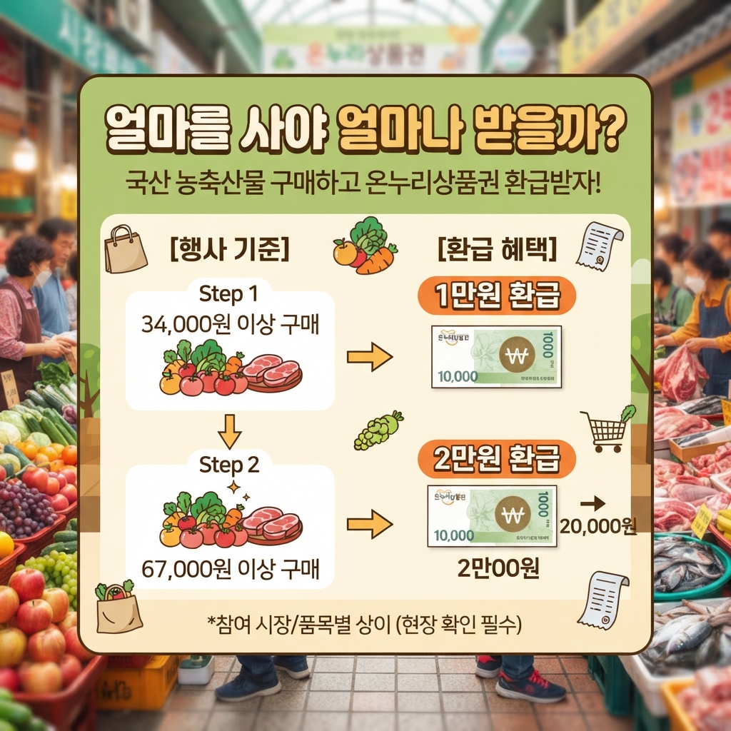 온누리상품권 사용처 확인하기