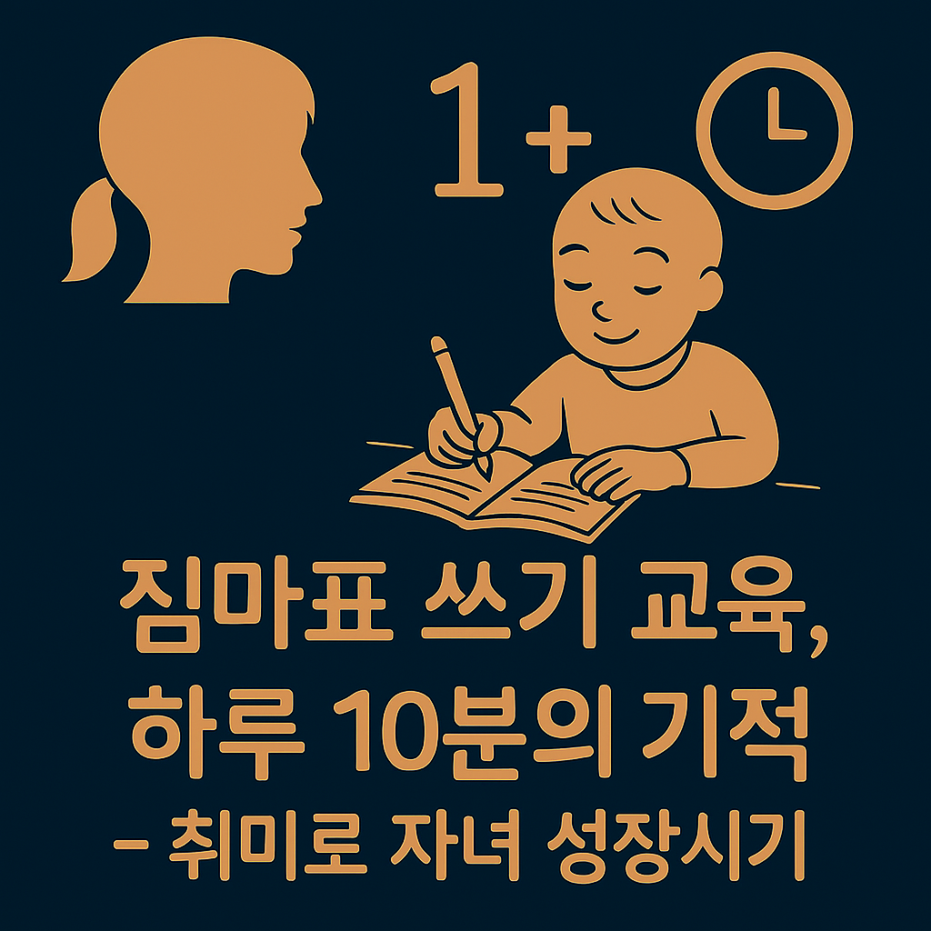 엄마표 쓰기 교육, 하루 10분의 기적