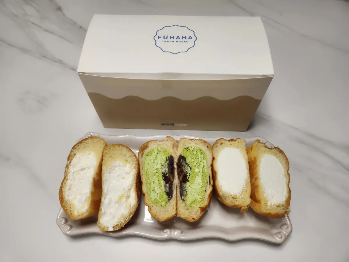 홍대-연남동-푸하하-크림빵-소금크림빵-말차단팥빵-그릭요거트크림빵