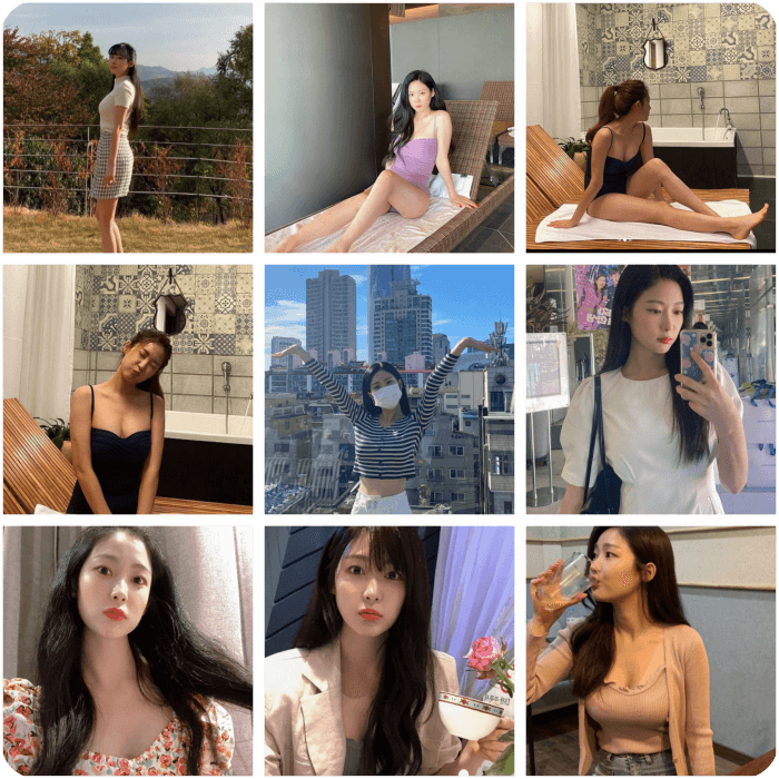 3인조 걸그룹 서린 인스타 사진