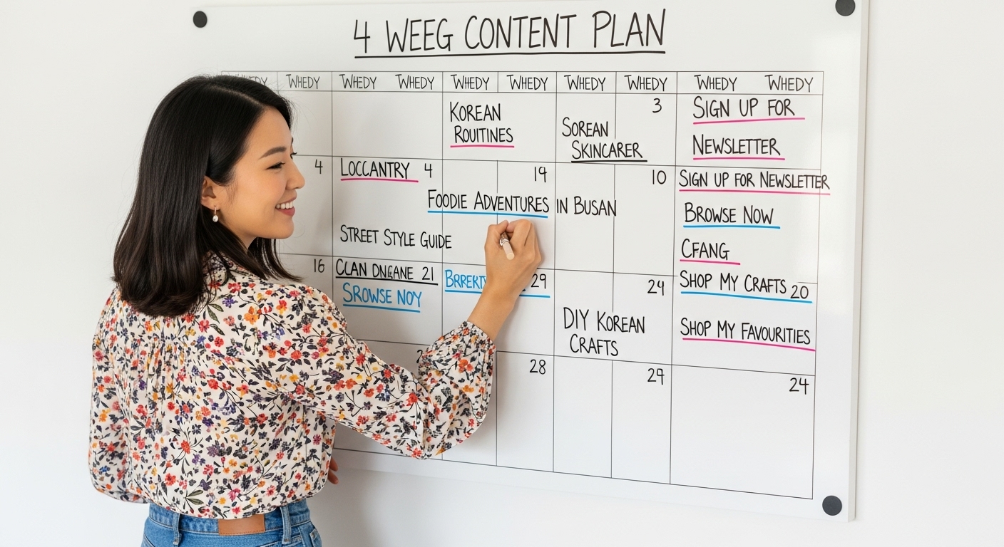 콘텐츠 운영 4주 플랜