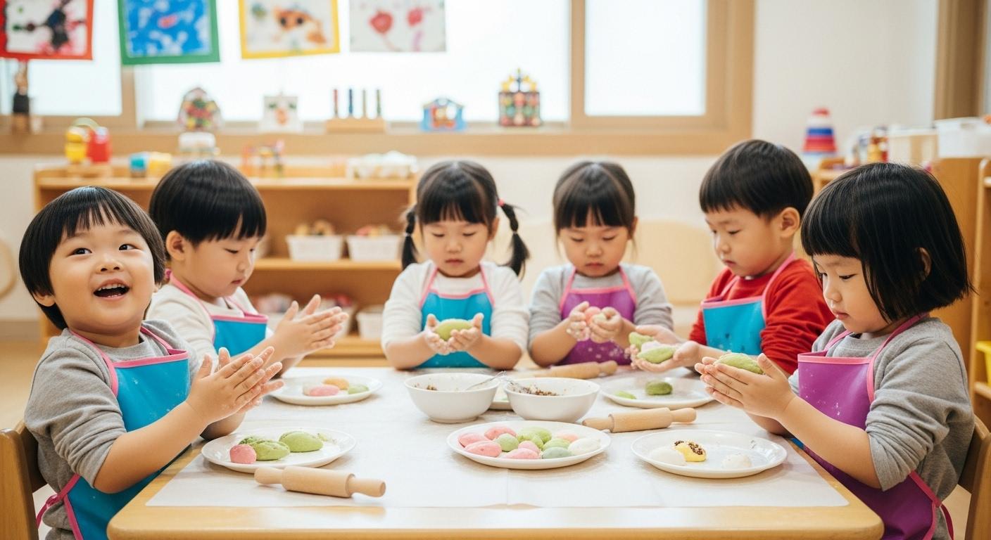 송편 만들기 어린이집