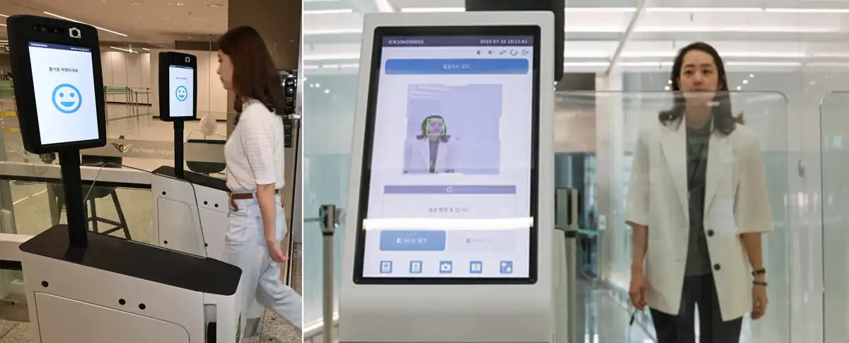 인천공항-스파트패스-안면인식-키오스크-사진