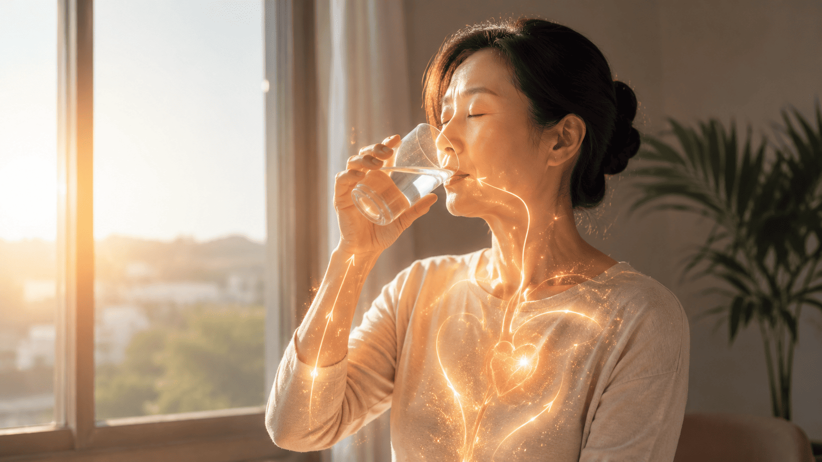 아침 공복 물 효과와 혈액순환 관리의 중요성