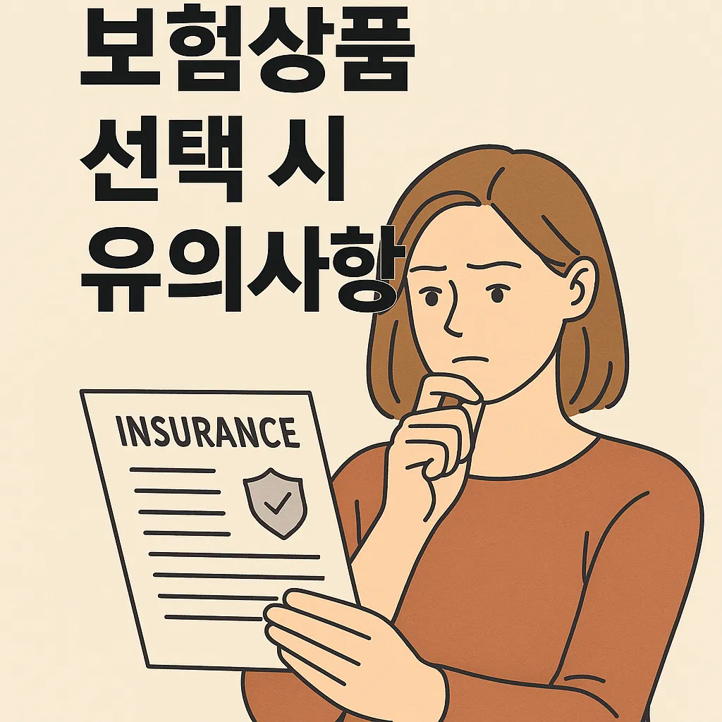 보험상품-선택시-유의사항은?