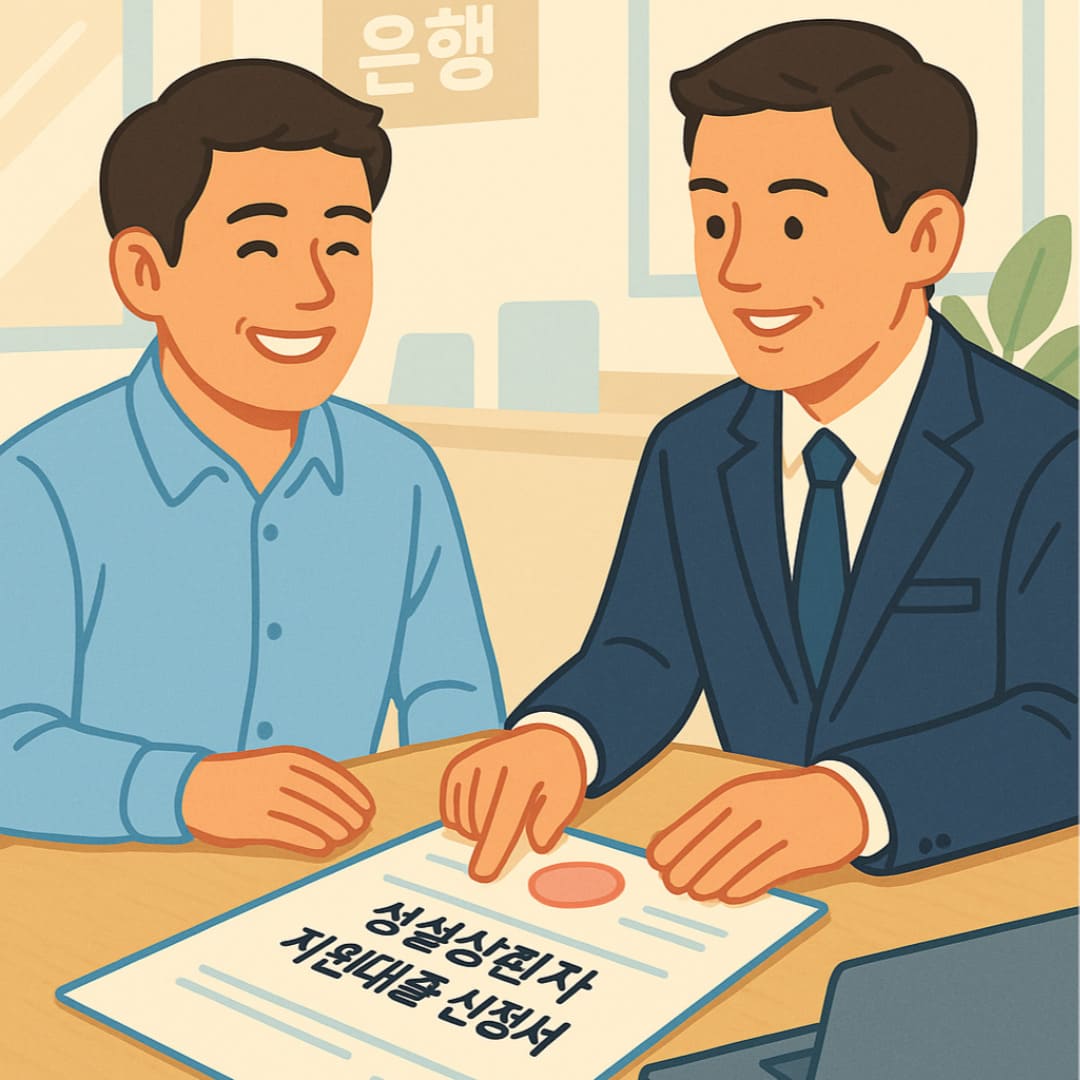 성실상환자 대출 상담 장면