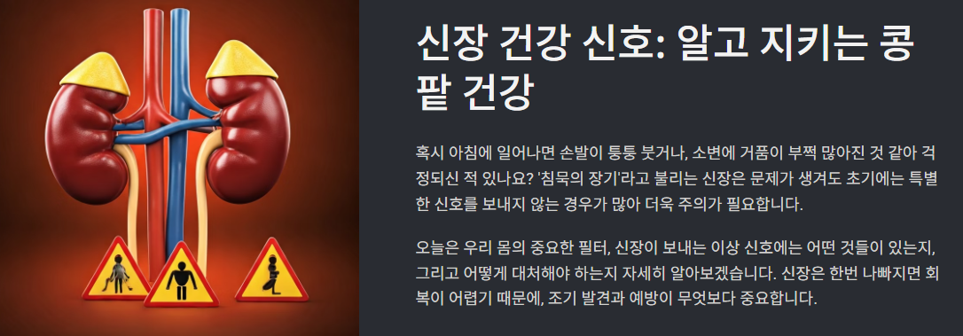 신장건강신호