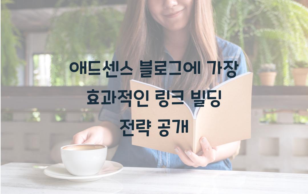 애드센스 블로그에 가장 효과적인 링크 빌딩 전략