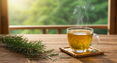 솔잎차 (Pine Needle Tea)