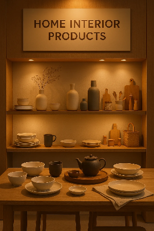 테이블웨어와 홈 인테리어 전시 부스