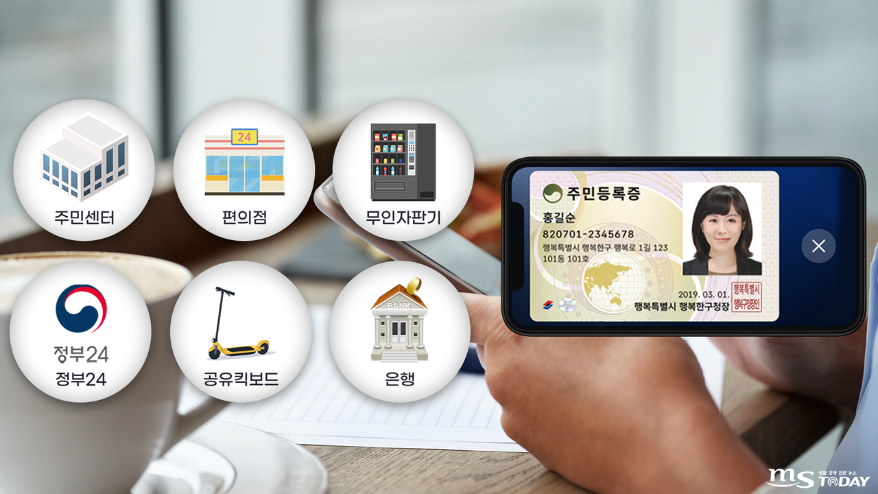 모바일주민등록증사용처