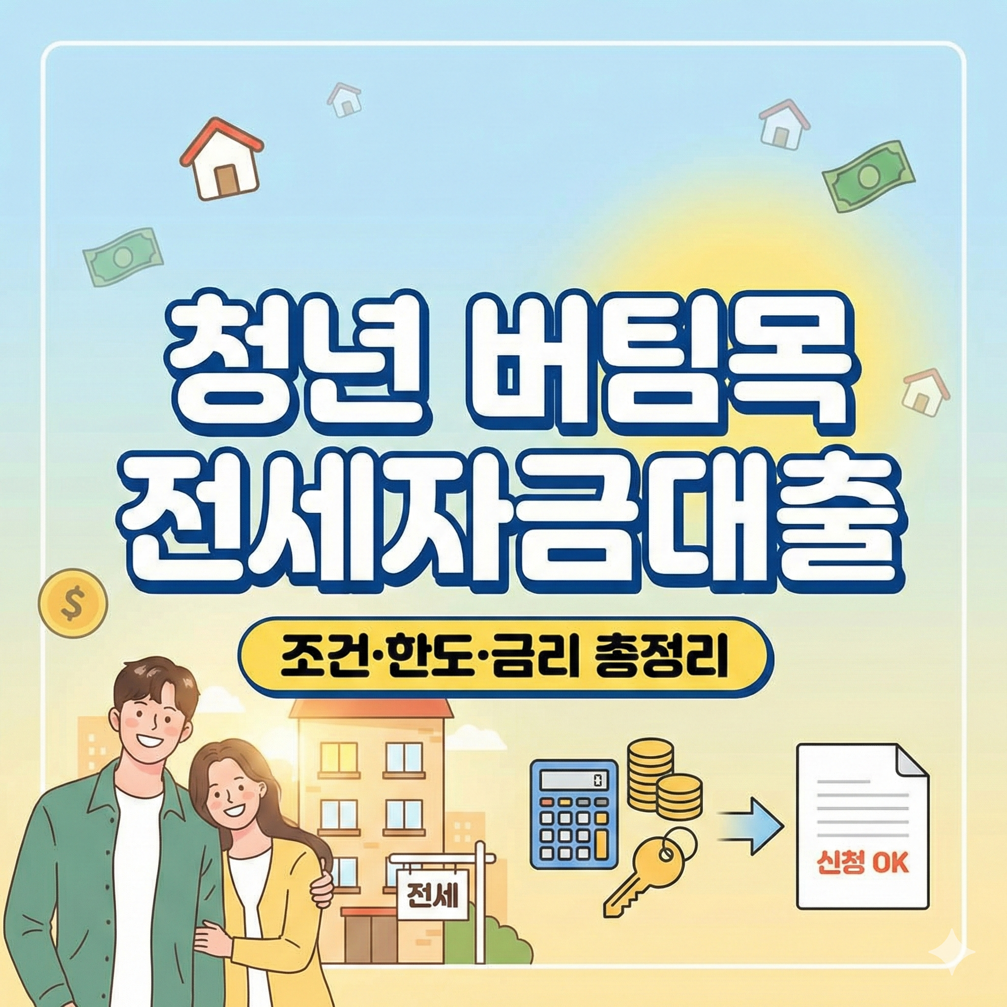 청년 버팀목 전세자금대출 조건 총정리: 내 집 마련의 첫걸음