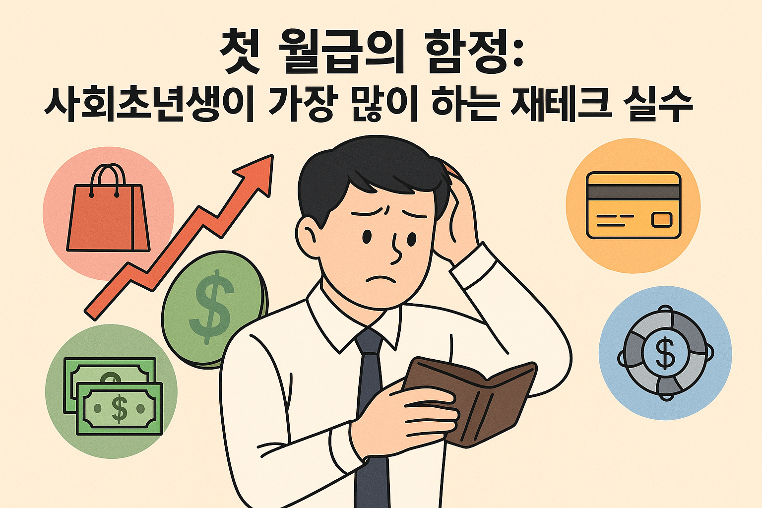 첫 월급의 함정: 사회초년생이 가장 많이 하는 재테크 실수 5가지