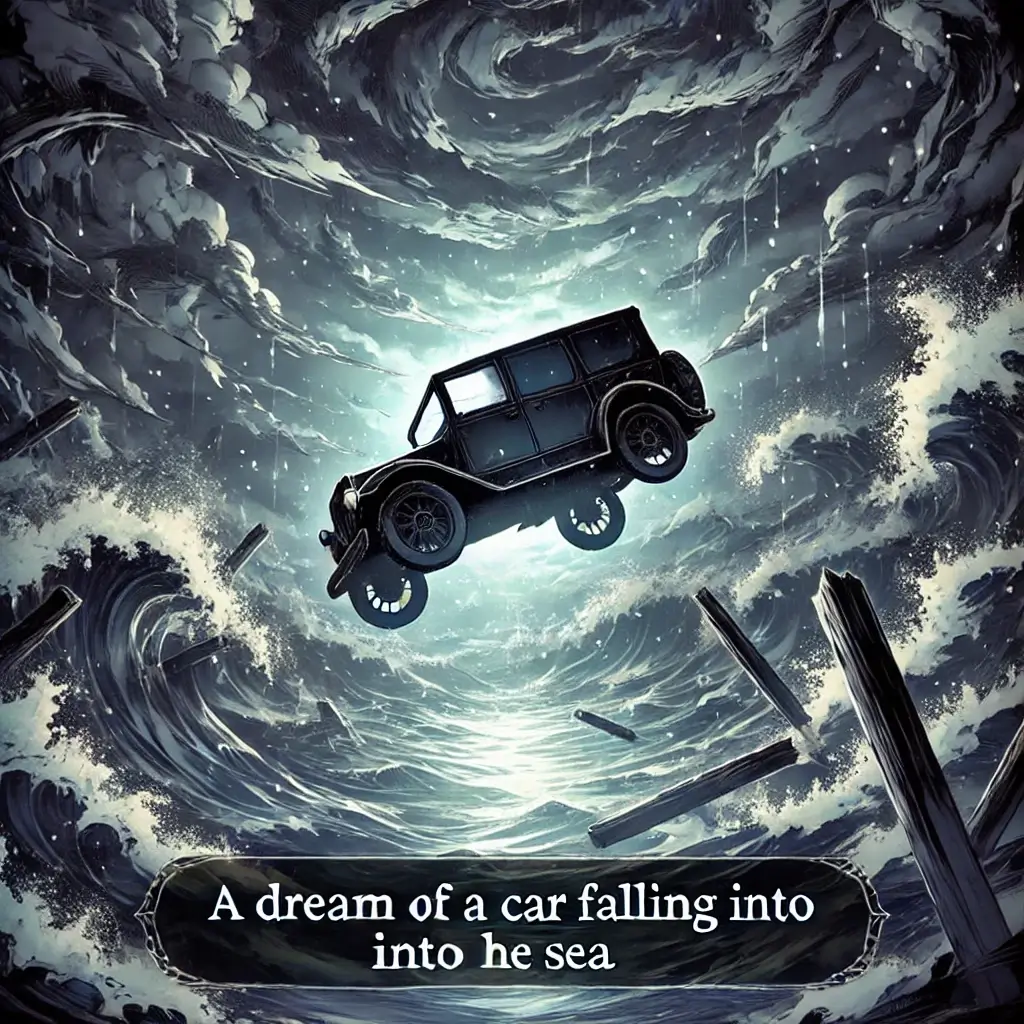 차가 바다에 빠지는 꿈
