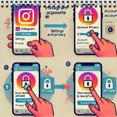 모바일 앱(iOS & Android)에서 비공개 계정으로 전환하는 방법