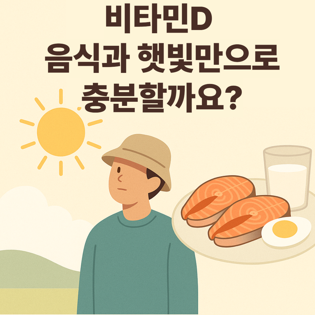 비타민 D, 정말 음식과 햇빛만으로 충분할까요? 썸네일