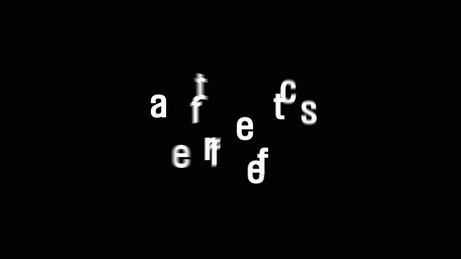 텍스트 애니메이트 포지션과 위글리 조합