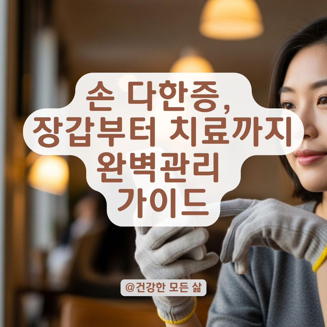 손 다한증으로 미쳐버릴 것 같다면? 증상 완화와 보조 용품 함께 관리하는 방법.