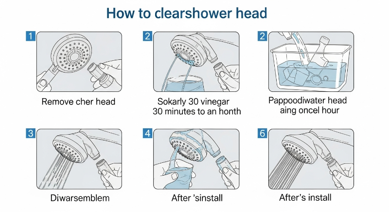 샤워기 헤드 물때 예방, 꾸준한 관리가 핵심!