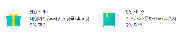 국민행복카드 카드사별 혜택
