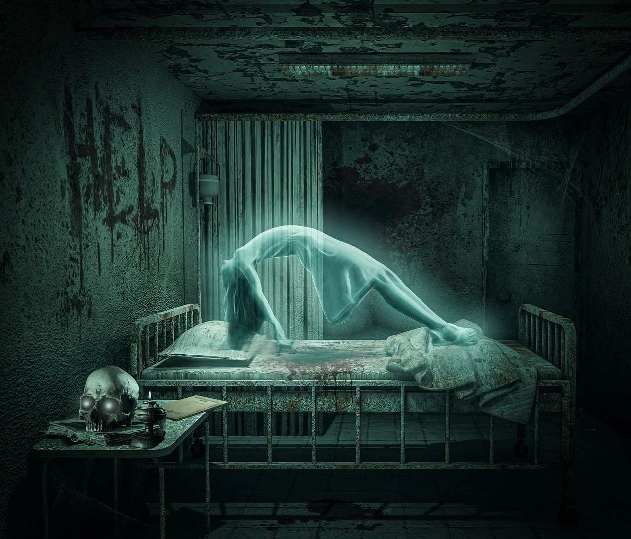 영혼이 뜨는 모습