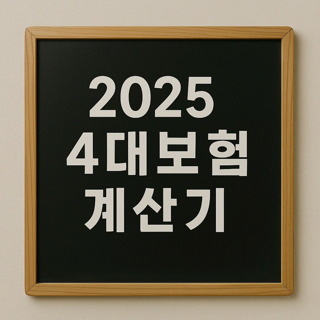 4대보험료 얼마나 내야 할까? 계산기 하나로 끝내기