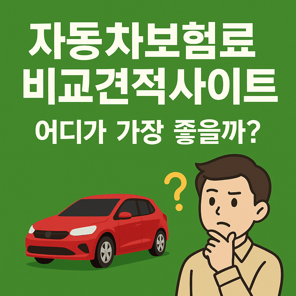 자동차보험료비교견적사이트 어디가 가장 좋을까? 대표이미지
