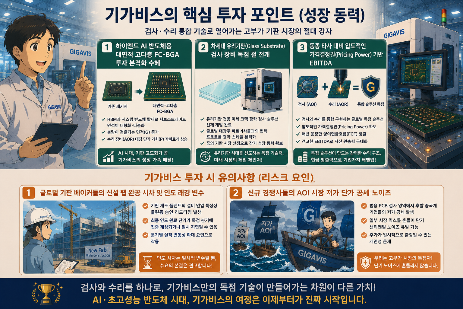 기가비스의 투자 포인트와 리스크 분석