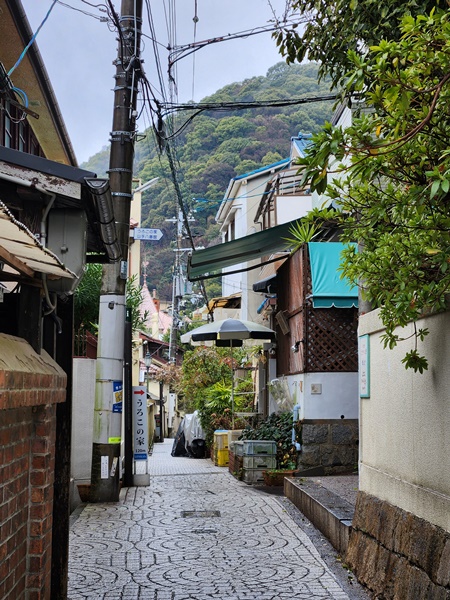 기타노이진칸-골목길