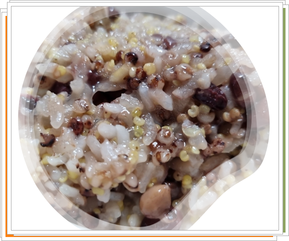 직접만든 오곡밥