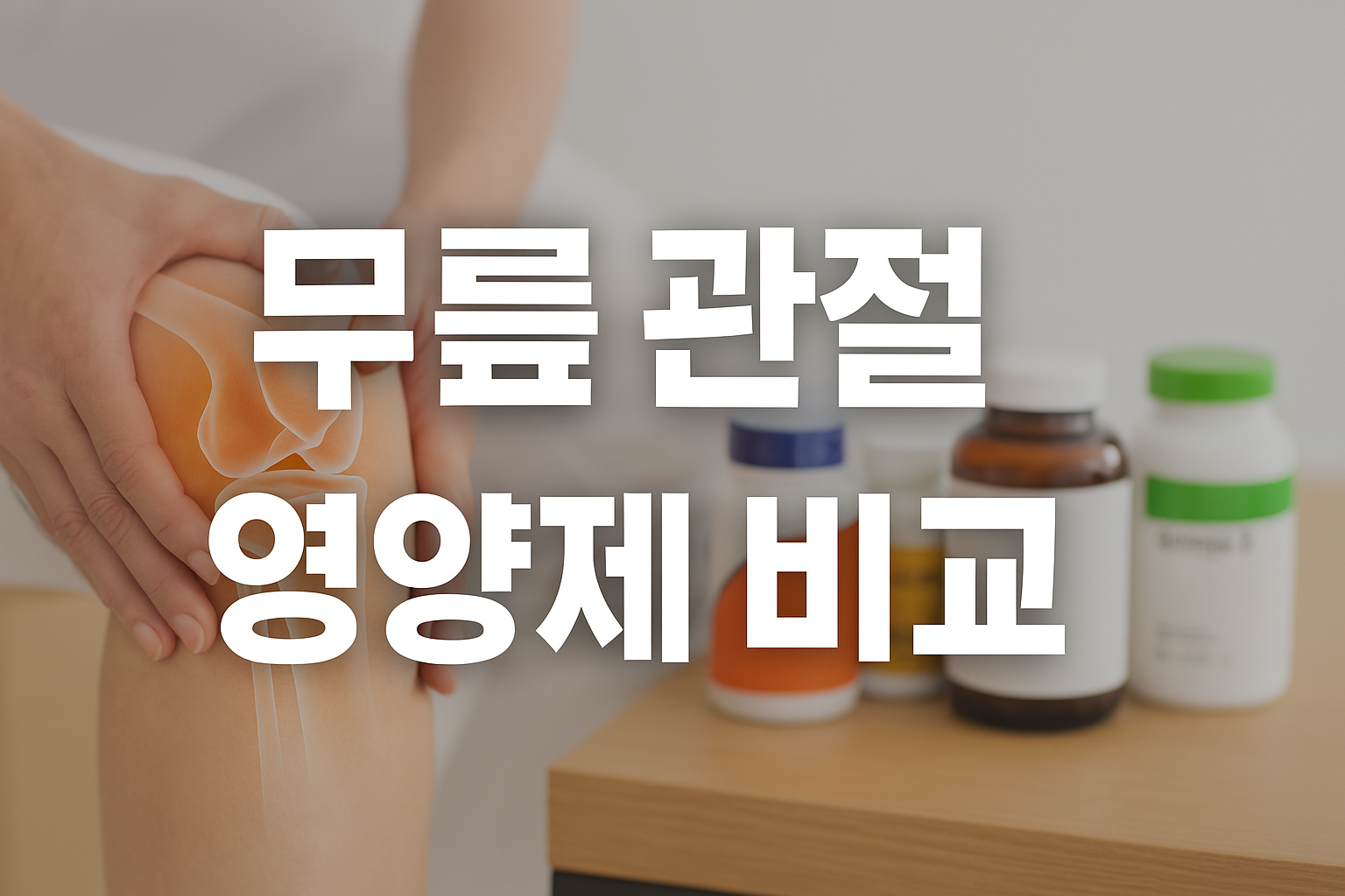 무릎 관절 영양제 비교 가이드
