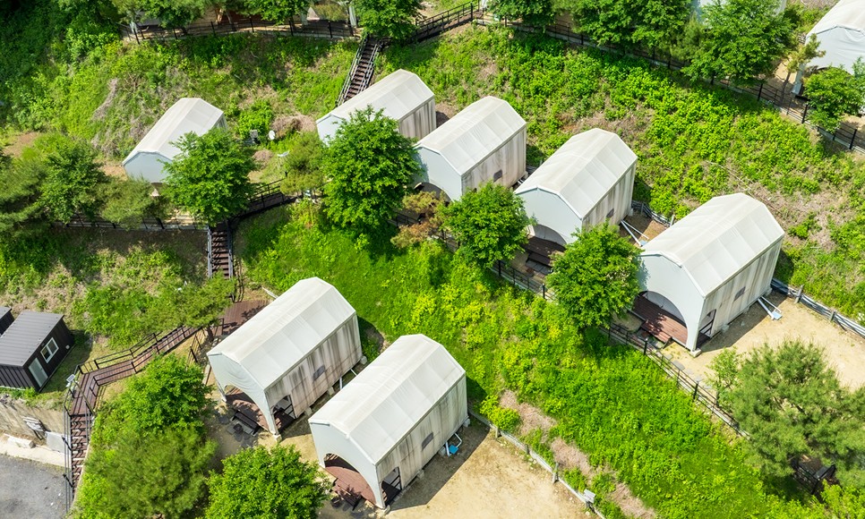 가평 명지산 카라반 글램핑장