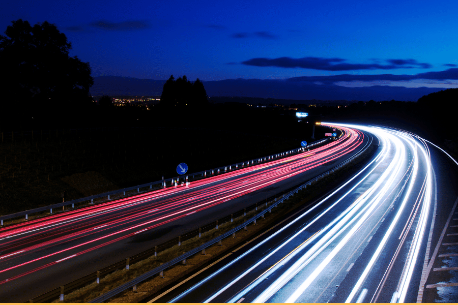 겨울밤 힐링 드라이브 코스