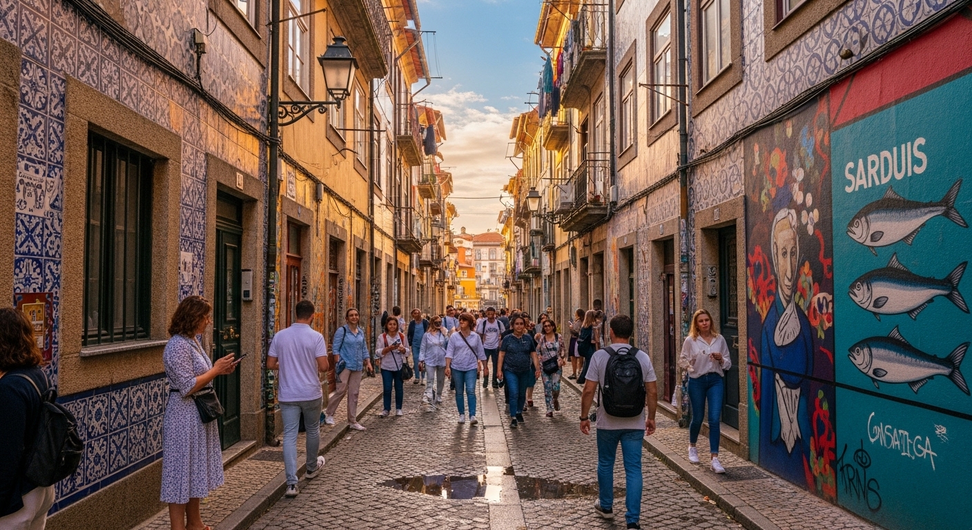 벽화 골목 전경